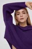 Светр Dkny жіночий колір фіолетовий гольф
