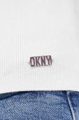 Топ Dkny жіночий колір бежевий півгольф (2339062)