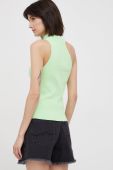Топ Dkny жіночий колір зелений півгольф