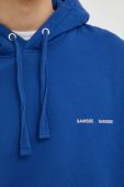 Бавовняна кофта Samsoe Samsoe чоловіча  з принтом колір блакитний