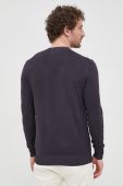 Бавовняний светер Sisley чоловічий колір синій легкий
