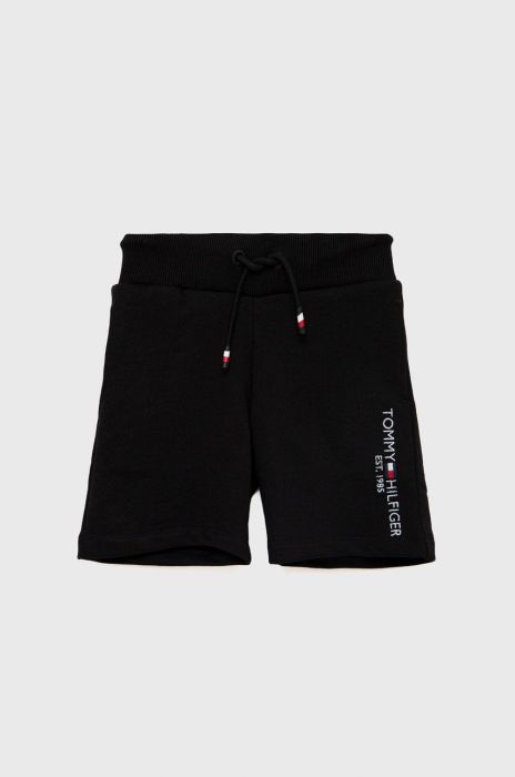 Tommy Hilfiger - Дитячі шорти колір чорний
