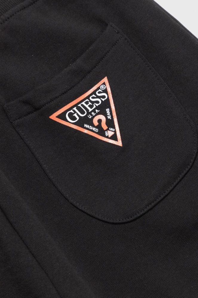 Дитячі шорти Guess колір чорний (1986077) фото 3