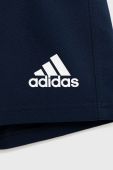 Дитячі шорти adidas Performance GI7640 колір синій регульована талія