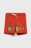 Дитячі бавовняні шорти United Colors of Benetton колір червоний регульована талія (2300763)