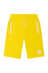 Дитячі шорти BOSS колір жовтий регульована талія