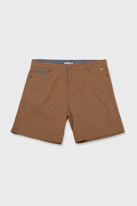 Дитячі шорти Birba&Trybeyond колір коричневий регульована талія (2286483)