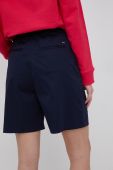 Шорти Tommy Hilfiger жіночі колір синій однотонні висока посадка (2103192)