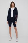 Шорти Tommy Hilfiger жіночі колір синій однотонні висока посадка (2134663)