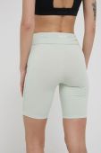 Шорти Guess жіночі колір зелений з аплікацією висока посадка