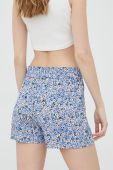 Шорти JDY жіночі візерунок висока посадка колір блакитний