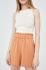 Шорти JDY жіночі колір помаранчевий однотонні висока посадка