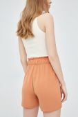 Шорти JDY жіночі колір помаранчевий однотонні висока посадка