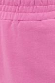 Бавовняні шорти Young Poets Society жіночі колір рожевий однотонні висока посадка