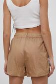 Шорти Puma 533426 жіночі колір коричневий однотонні висока посадка