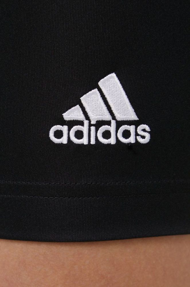 Шорти adidas Performance HH9999 жіночі колір чорний однотонні середня посадка фото 4