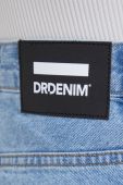 Джинсові шорти Dr. Denim жіночі однотонні висока посадка колір блакитний (2110804)