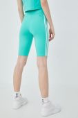 Шорти adidas Originals Adicolor HE9503 жіночі колір зелений з аплікацією висока посадка HE9503-HIREGR