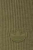 Шорти adidas Originals Trefoil Moments HF2105 жіночі колір зелений однотонні висока посадка HF2105-FCOLI/ALML
