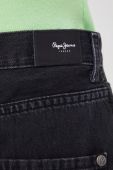 Джинсові шорти Pepe Jeans Rachel Short жіночі колір чорний однотонні висока посадка