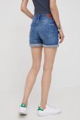 Джинсові шорти Pepe Jeans Mary Short жіночі колір синій однотонні висока посадка