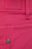 Джинсові шорти Pepe Jeans Siouxie жіночі колір фіолетовий однотонні висока посадка