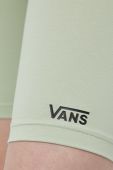Шорти Vans жіночі колір зелений однотонні середня посадка