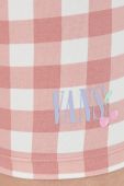 Шорти Vans жіночі колір помаранчевий візерунок висока посадка (2364202)