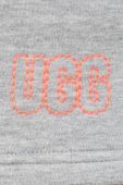Шорти UGG жіночі колір сірий меланж висока посадка