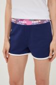 Шорти Diadora жіночі колір синій однотонні висока посадка