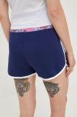 Шорти Diadora жіночі колір синій однотонні висока посадка