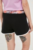 Шорти Diadora жіночі колір чорний однотонні висока посадка