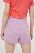 Шорти Champion 114926 жіночі колір фіолетовий однотонні висока посадка 114926-BS148