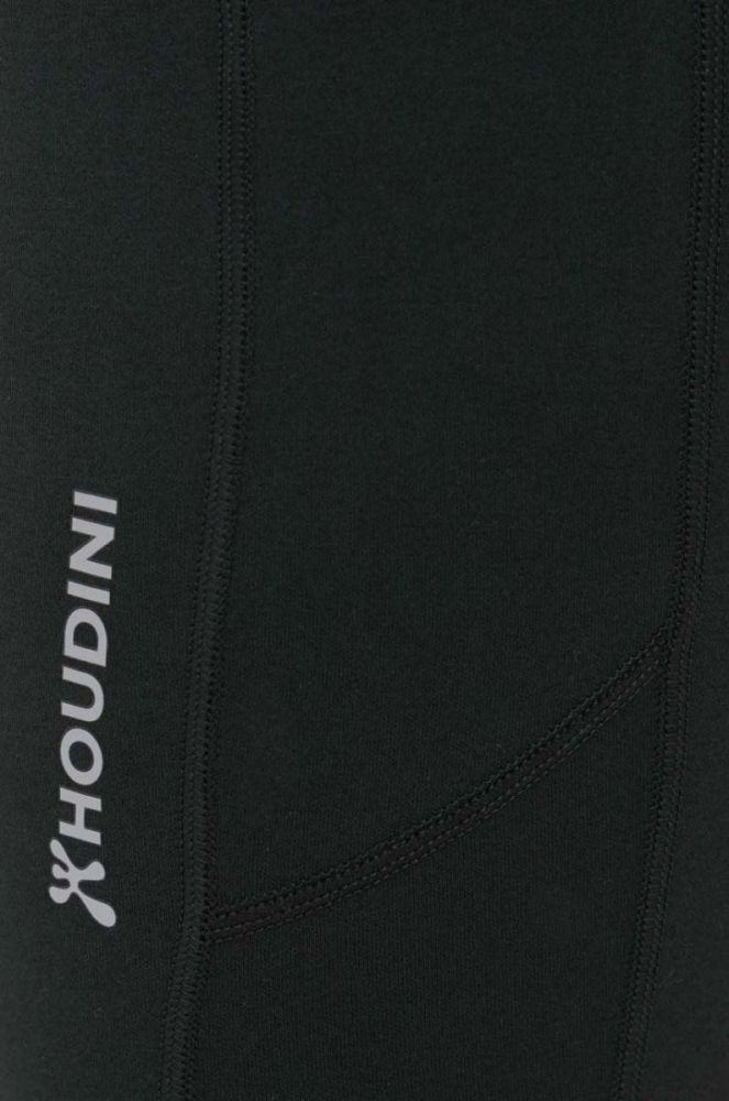 Спортивні шорти Houdini Adventure жіночі колір чорний однотонні висока посадка фото 3