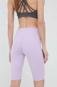 Шорти Arkk Copenhagen жіночі колір фіолетовий однотонні висока посадка
