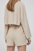 Шорти Sixth June жіночі колір бежевий однотонні висока посадка
