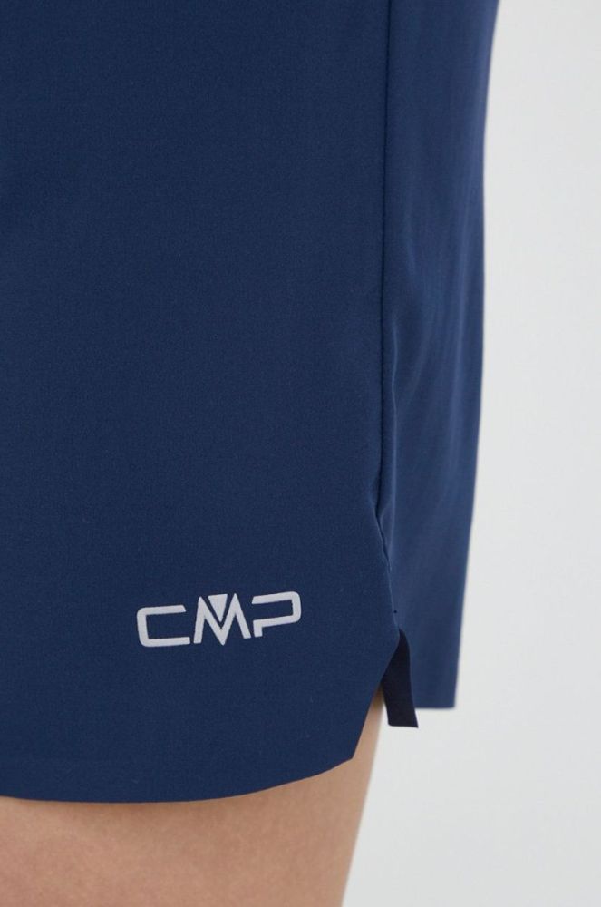 Шорти outdoor CMP жіночі колір синій однотонні середня посадка фото 4