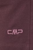 Шорти CMP жіночі колір фіолетовий однотонні висока посадка