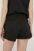 Шорти Kappa жіночі колір чорний з аплікацією середня посадка