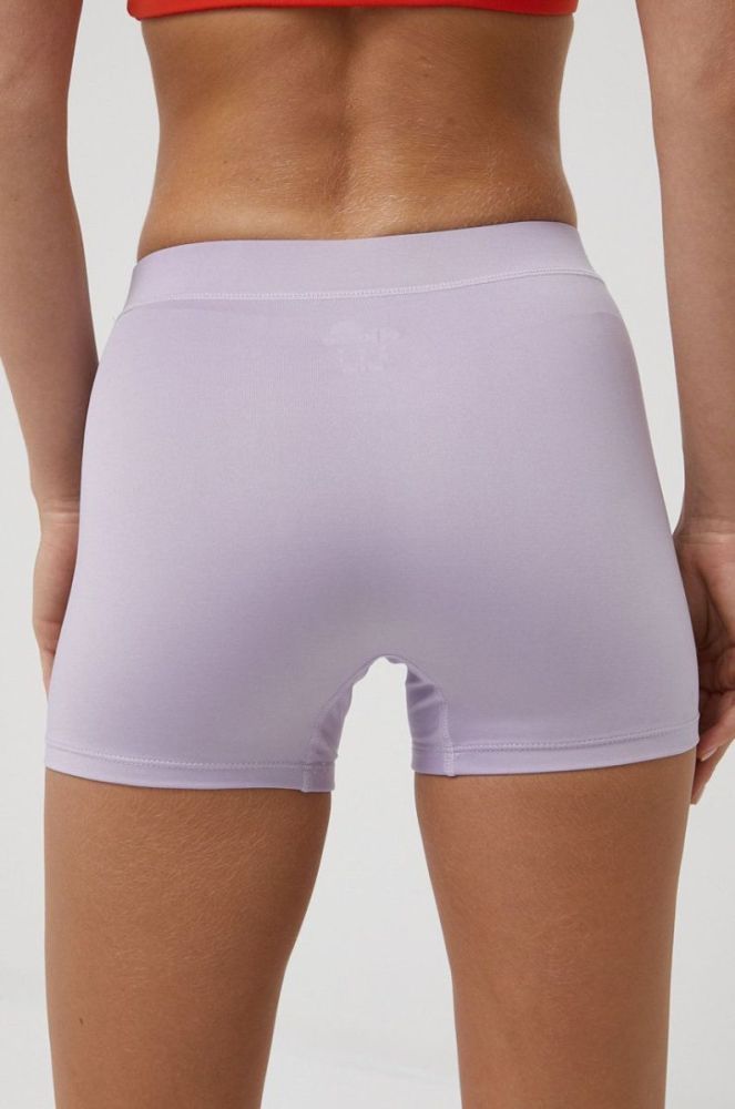 Шорти Ellesse жіночі колір фіолетовий однотонні середня посадка фото 2