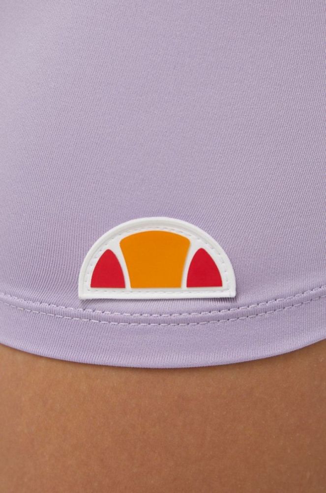 Шорти Ellesse жіночі колір фіолетовий однотонні середня посадка фото 3