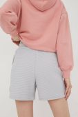 Шорти Ellesse жіночі колір сірий однотонні висока посадка