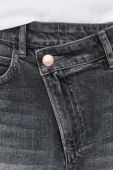 Джинсові шорти Miss Sixty жіночі колір сірий однотонні висока посадка