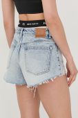 Джинсові шорти Miss Sixty жіночі однотонні висока посадка колір блакитний (2535693)