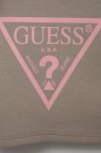 Дитячі шорти Guess колір бежевий з принтом