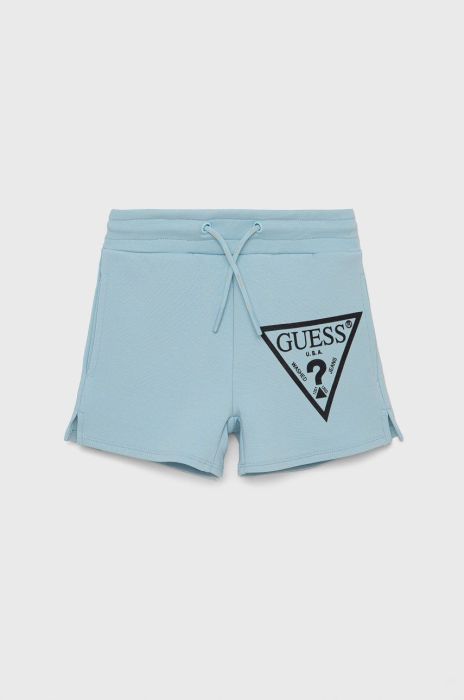 Дитячі шорти Guess з принтом колір блакитний (2018406)