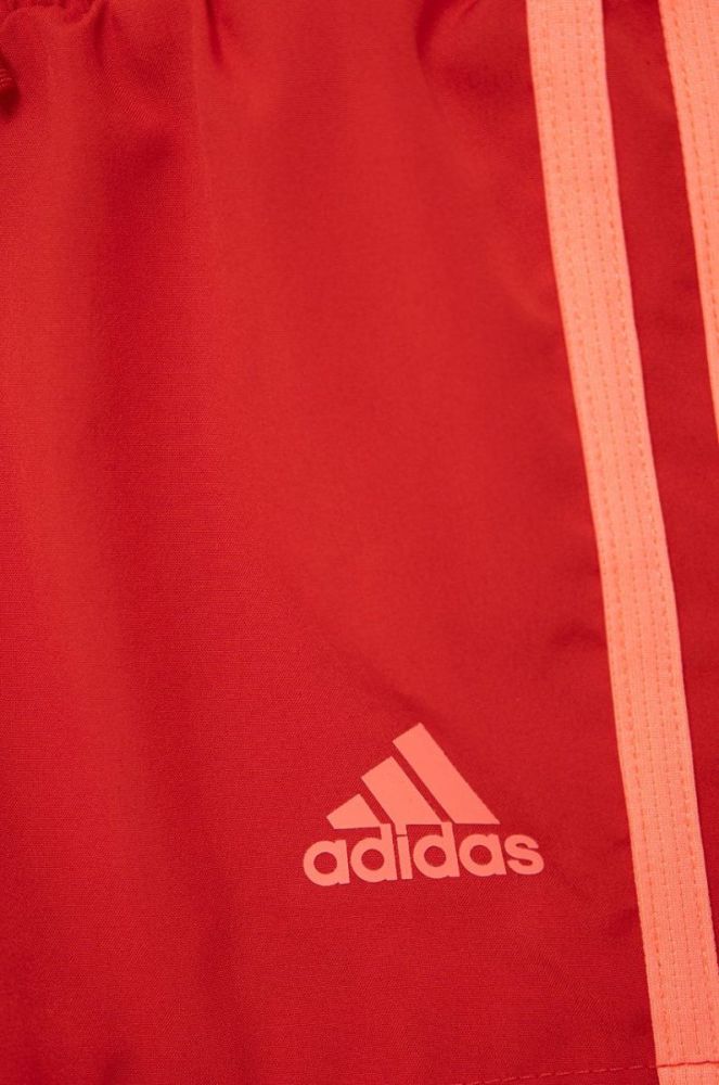 Дитячі шорти adidas Performance HE2014 колір червоний однотонні регульована талія фото 3