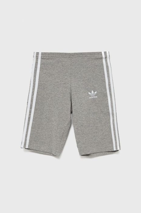 Дитячі шорти adidas Originals HD2039 колір сірий з аплікацією
