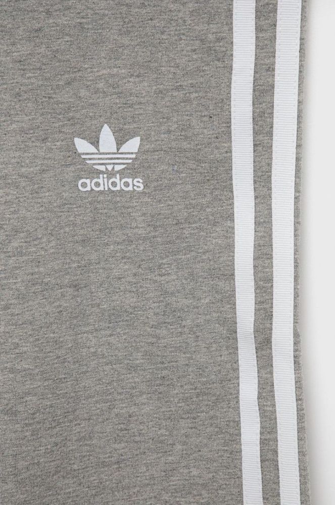 Дитячі шорти adidas Originals HD2039 колір сірий з аплікацією фото 3