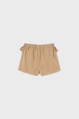 Дитячі шорти Mayoral колір коричневий однотонні